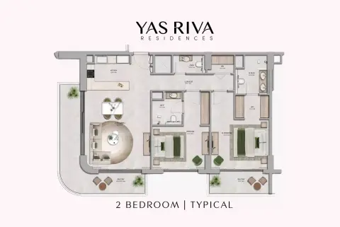 Yas Riva: फ़्लोर प्लान Type A