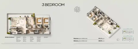 Juman 3: Floor plan Type A, 2,885 sq ft