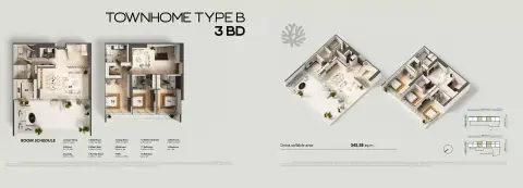 Juman 3: Floor plan Type B TH, 3,713 sq ft
