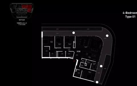 Brabus Island: Floor plan Type 1