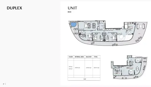 Henge Residences: Floor plan Type 803, 6,047 sq ft