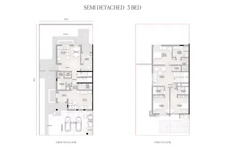 Al Deem Townhomes: Plan Type 1, 3,286 sq ft