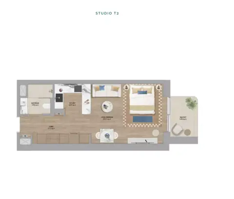 The Beach House Fahid: Планировка Type T2