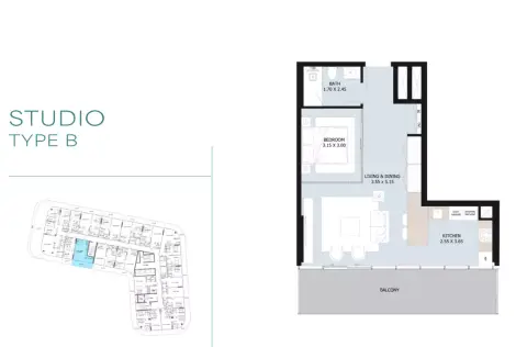 Novayas: Floor plan Type B