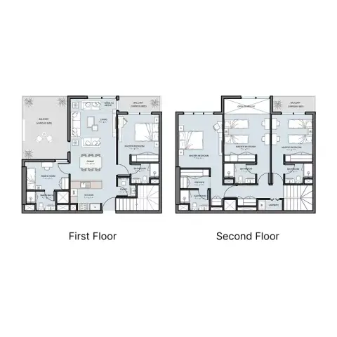 The District: Floor plan Type A