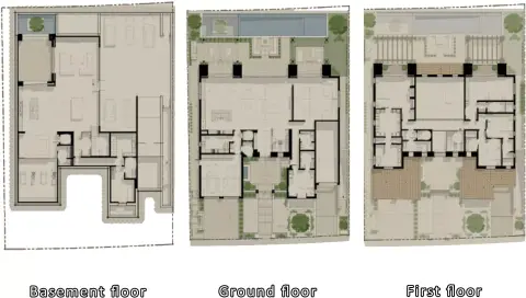 Nawayef West Heights: Floor plan Type B, 11,259 sq ft
