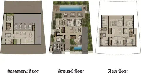 Nawayef West Heights: Floor plan Type B, 11,361 sq ft