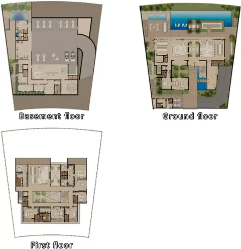 Nawayef West Heights: Floor plan Type C, 66,179 sq ft