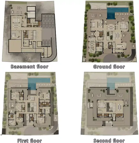 Nawayef West Heights: Floor plan Type B, 21,646 sq ft