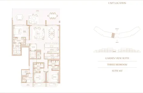 Four Seasons Private Residences: Plan Type 107, 3,752 sq ft