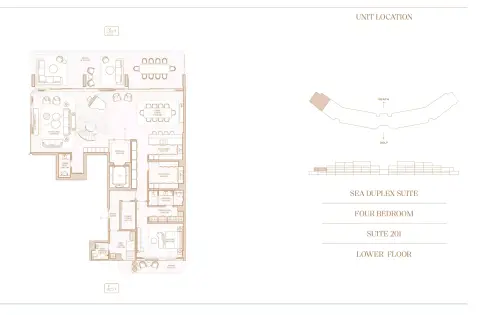 Four Seasons Private Residences: Plan Type 201, 7,943 sq ft