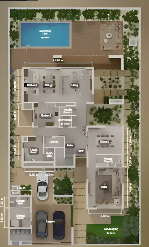 Al Sidr: Plattegrond Type D, 7,836 sq ft