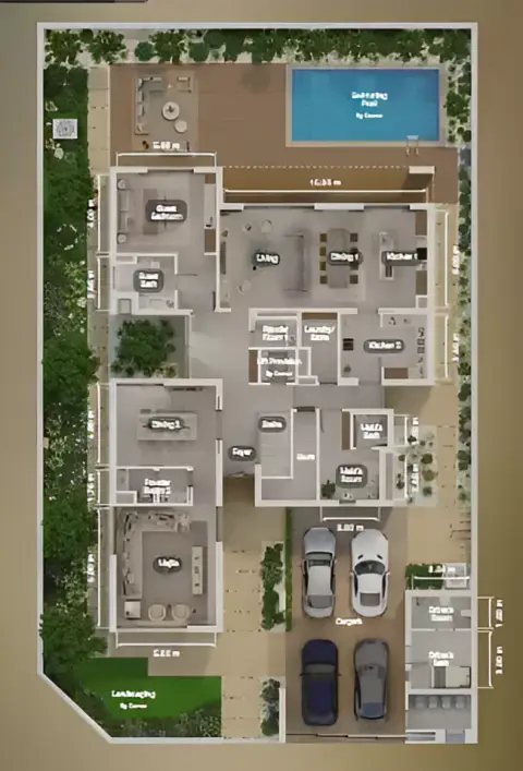 Al Sidr: Plattegrond Type B, 8,632 sq ft