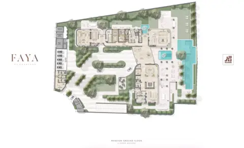Faya Al Saadiyat: Plattegrond Type A Mansions