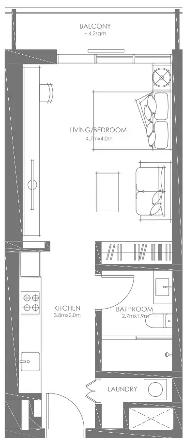 Saadiyat Grove: Floor plan Type 1