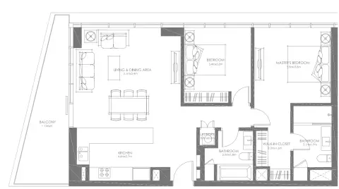 Saadiyat Grove: Floor plan Type 2