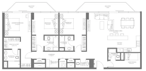 Saadiyat Grove: Floor plan Type 1