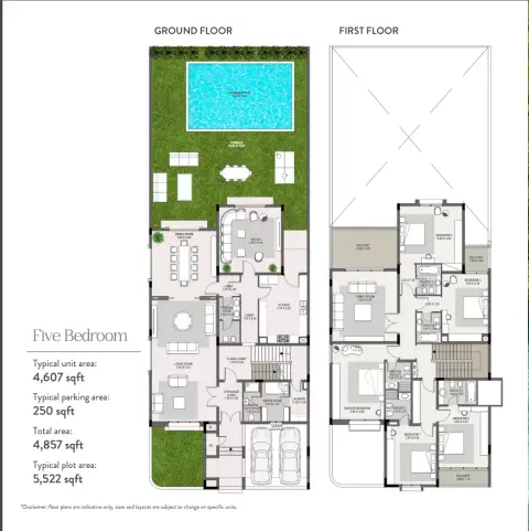 مانغروف فيلدج من العين القابضة: مخطط الطابق Type A, 4,857 sq ft