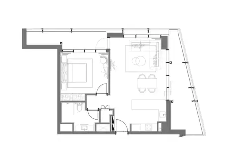 The Grove - Heart: Plan Type A1, 732 sq ft