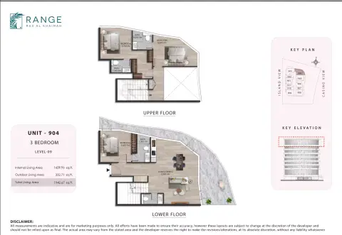 The Beach House: Floor plan Unit 904, 1,942 sq ft