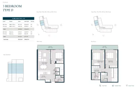 Opula Residence: Floor plan Type D, 1,456 sq ft