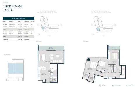 Opula Residence: Floor plan Type E, 1,546 sq ft