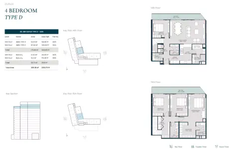 Opula Residence: Floor plan Type D, 2,253 sq ft