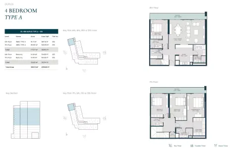 Opula Residence: Floor plan Type A, 2,218 sq ft