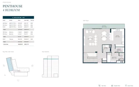 Opula Residence: Floor plan Type A, 3,322 sq ft