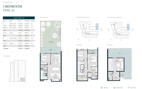Opula Residence: Floor plan Type A1, 2,943 sq ft