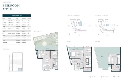 Opula Residence: Floor plan Type B, 3,515 sq ft
