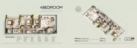 Juman 2: Floor plan Type 1, 3,821 sq ft
