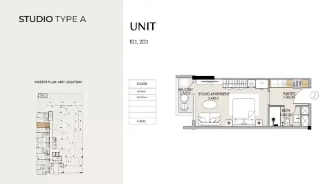 Reeman Residences: Floor plan Type A