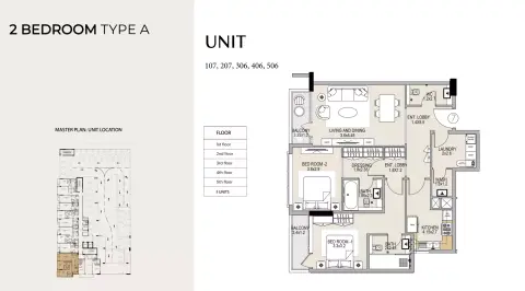 Reeman Residences: Floor plan Type A