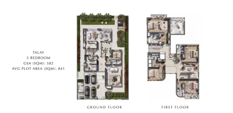 Talay: Floor plan Type 1, 6,264 sq ft