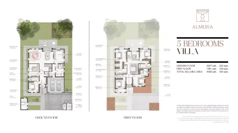 Almeria: फ़्लोर प्लान Type A, 4,588 sq ft