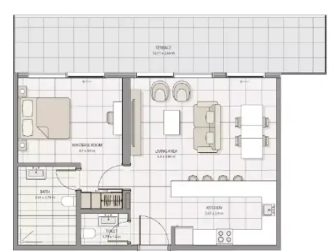 The Icon Tower: Floor plan Type 3