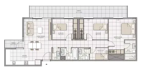 The Icon Tower: Floor plan Type 2