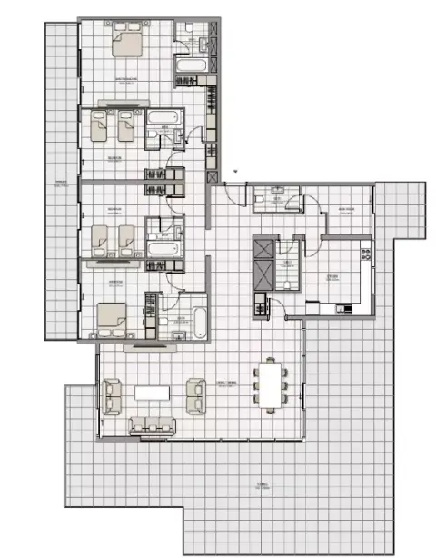 The Icon Tower: Floor plan Type 1
