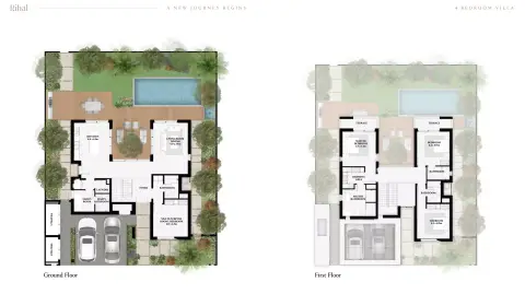 Al Jurf Gardens Phase 2 Kayan: Floor plan Type Rihal 4BR, 3,552 sq ft