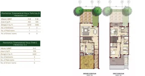 Bloom Gardens: Plan Type E, 3,282 sq ft
