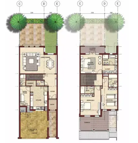 Bloom Gardens: Plan Type C, 3,422 sq ft