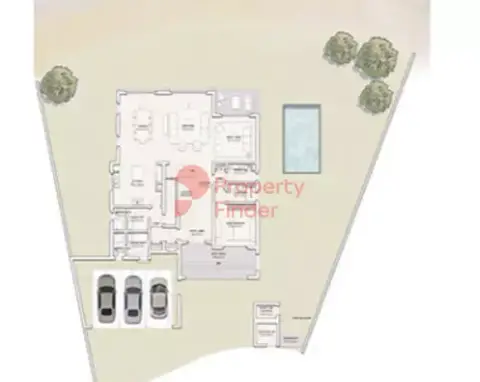 جزيرة رمان: مخطط الطابق Type A + Maid, 5,496 sq ft