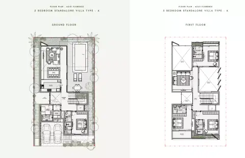Azizi Florence: Floor plan Type A, 4,635 sq ft