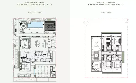 Azizi Florence: Floor plan Type A, 4,949 sq ft