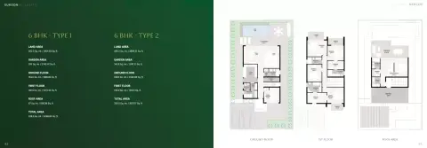 Sukoon: Floor plan Type 1&2, 3,557 sq ft