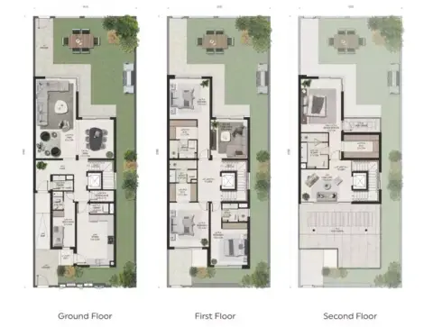 Sharjah Sustainable City II: Floor plan Type 1, 3,681 sq ft