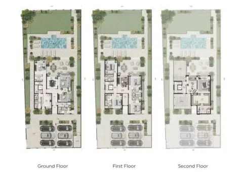 Sharjah Sustainable City II: Floor plan Type 1, 5,103 sq ft