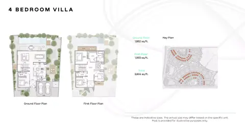 Khalid Bin Sultan City: Floor plan Type A, 3,855 sq ft
