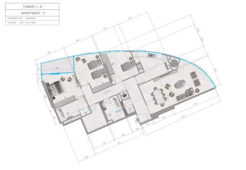 Orchid Towers Phase 1: Plan Type 1-Tower A